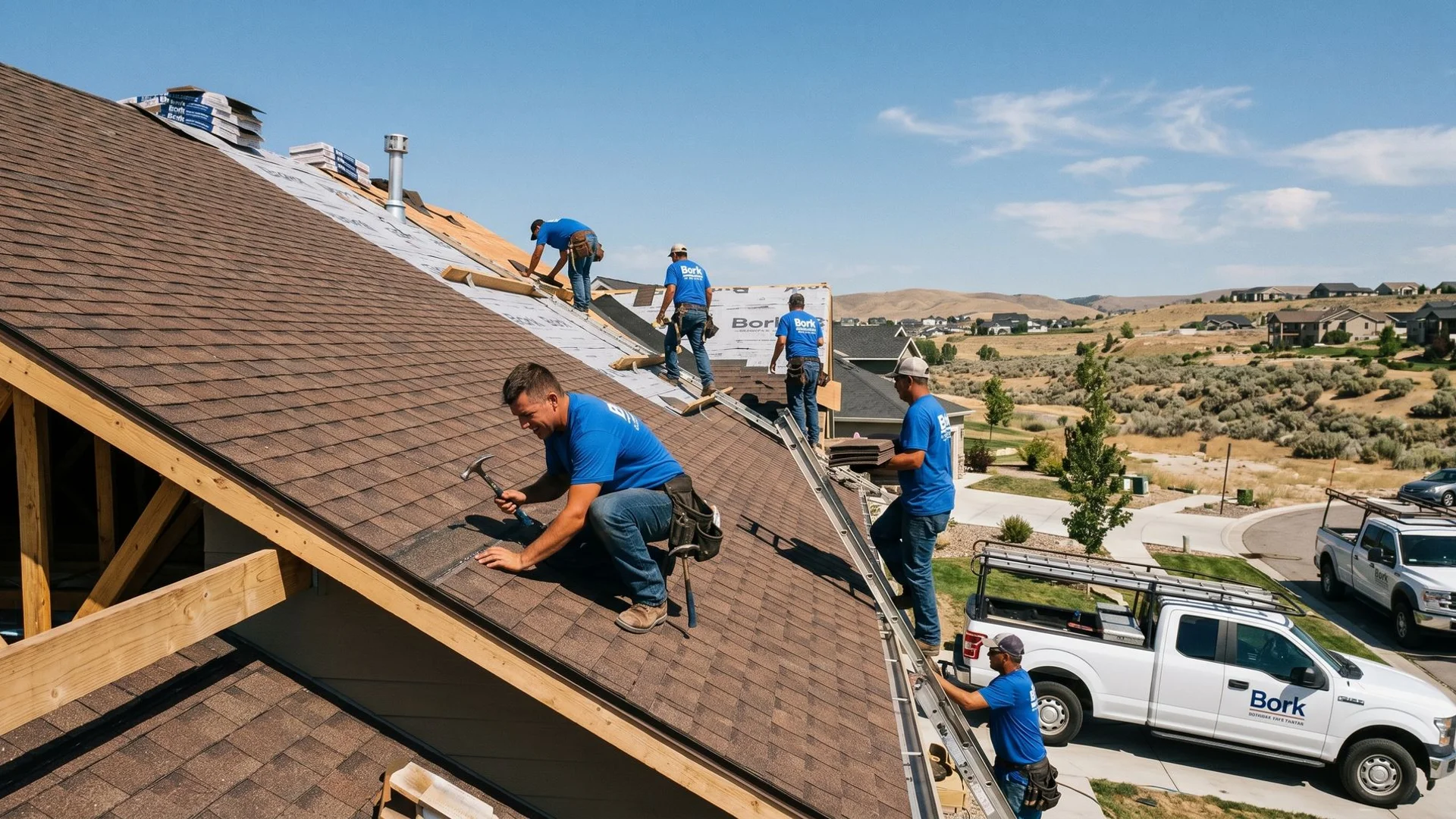 Roof Replacement by Bork Nampa Roofing in Canyon County, Idaho